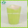 YSb40115-01-t Green handmade ceramic bathroom tumbler for shower